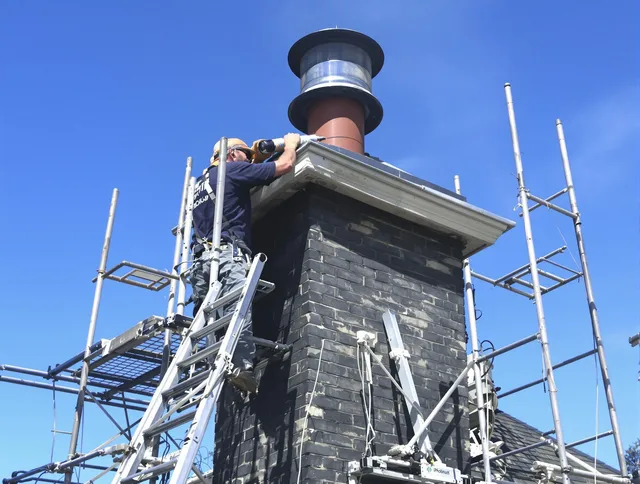 Sturdy chimney crown finished by Lynwood Chimney Sweep in Lynwood, CA