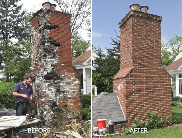 Lynwood Chimney Sweep performing a full chimney restoration in Lynwood, CA