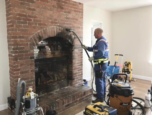 Lynwood Chimney Sweep expert performing detailed chimney sweep in Lynwood, CA