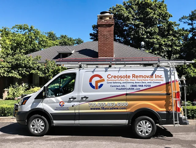 Lynwood Chimney Sweep technician removing creosote safely in Lynwood, CA