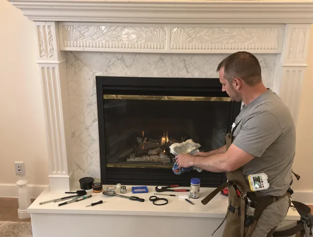 Lynwood Chimney Sweep performing fireplace maintenance in Lynwood, CA