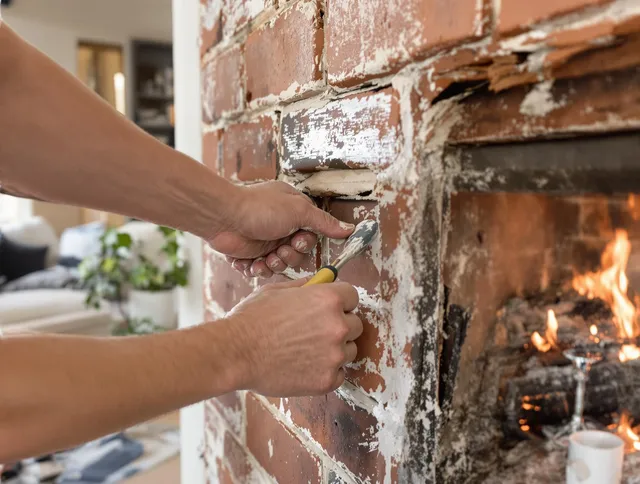 Routine fireplace repair by Lynwood Chimney Sweep in Lynwood, CA