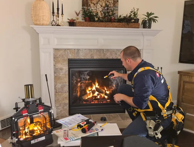 Safety-focused fireplace inspection by Lynwood Chimney Sweep in Lynwood, CA