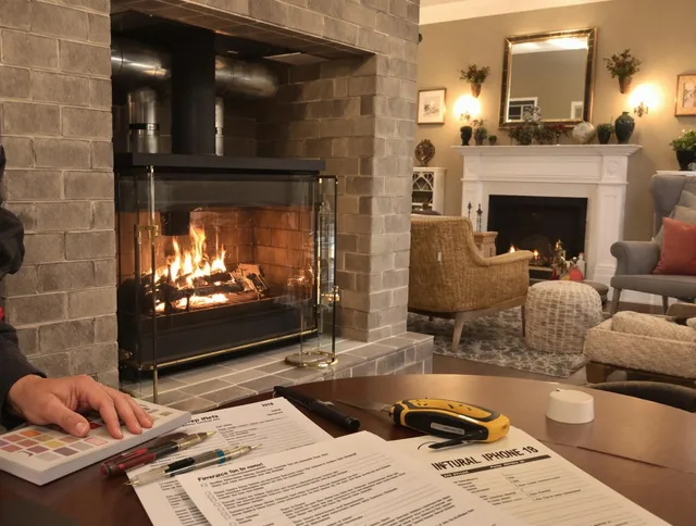 Lynwood Chimney Sweep verifying fireplace safety measures in Lynwood, CA